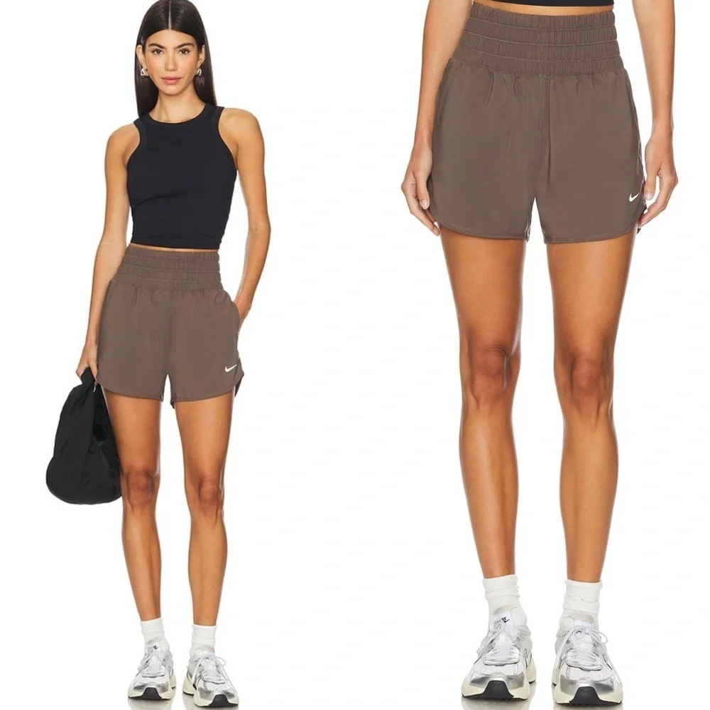 Nike Women's Athletic Shorts in Brown
